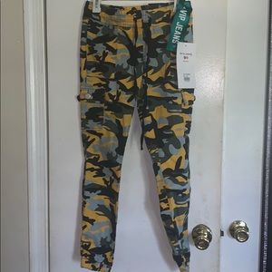 Cargo crop pants